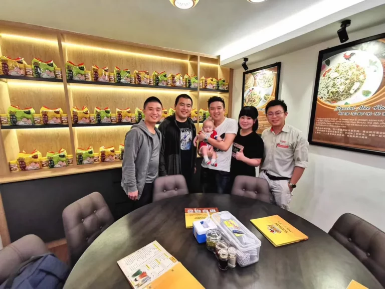 Akicare team and medical imaging partners during an in-person business meeting