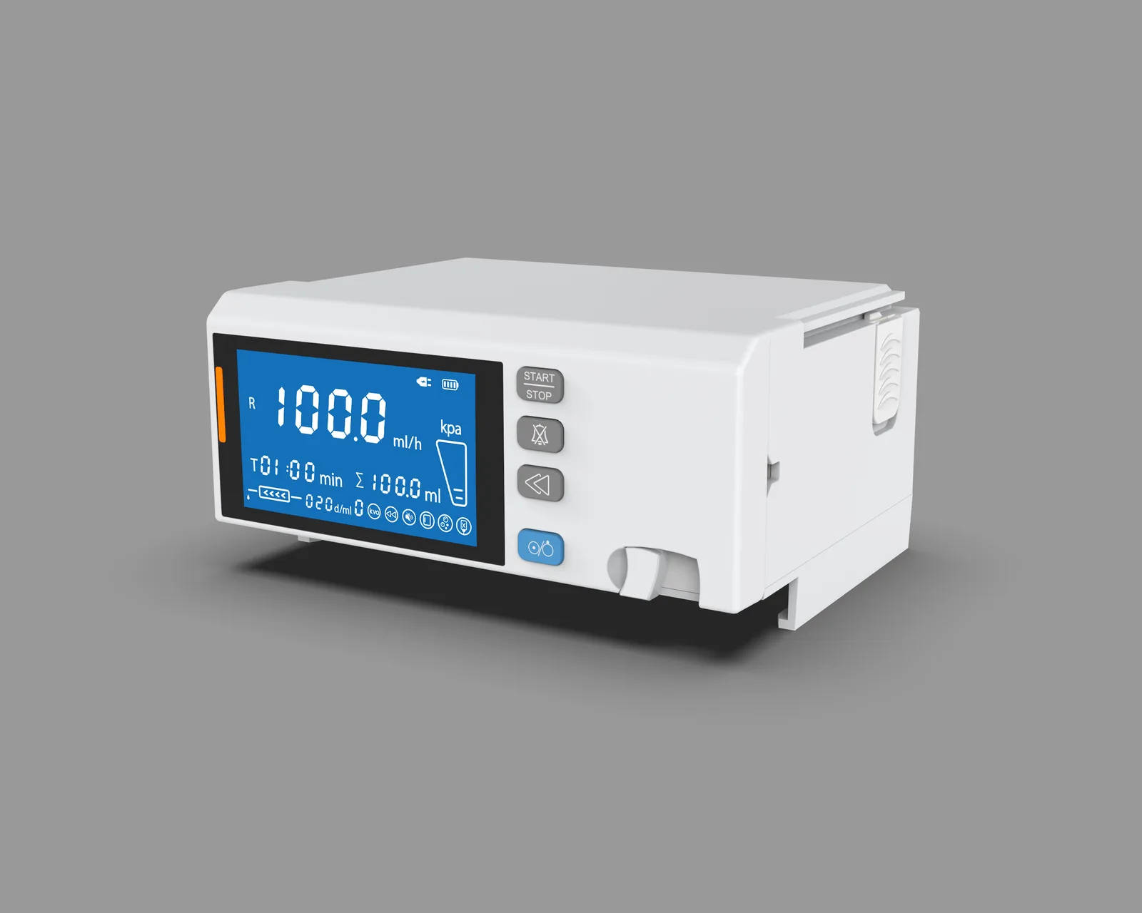 Akicare IP01 infusion and syringe pump - view 2
