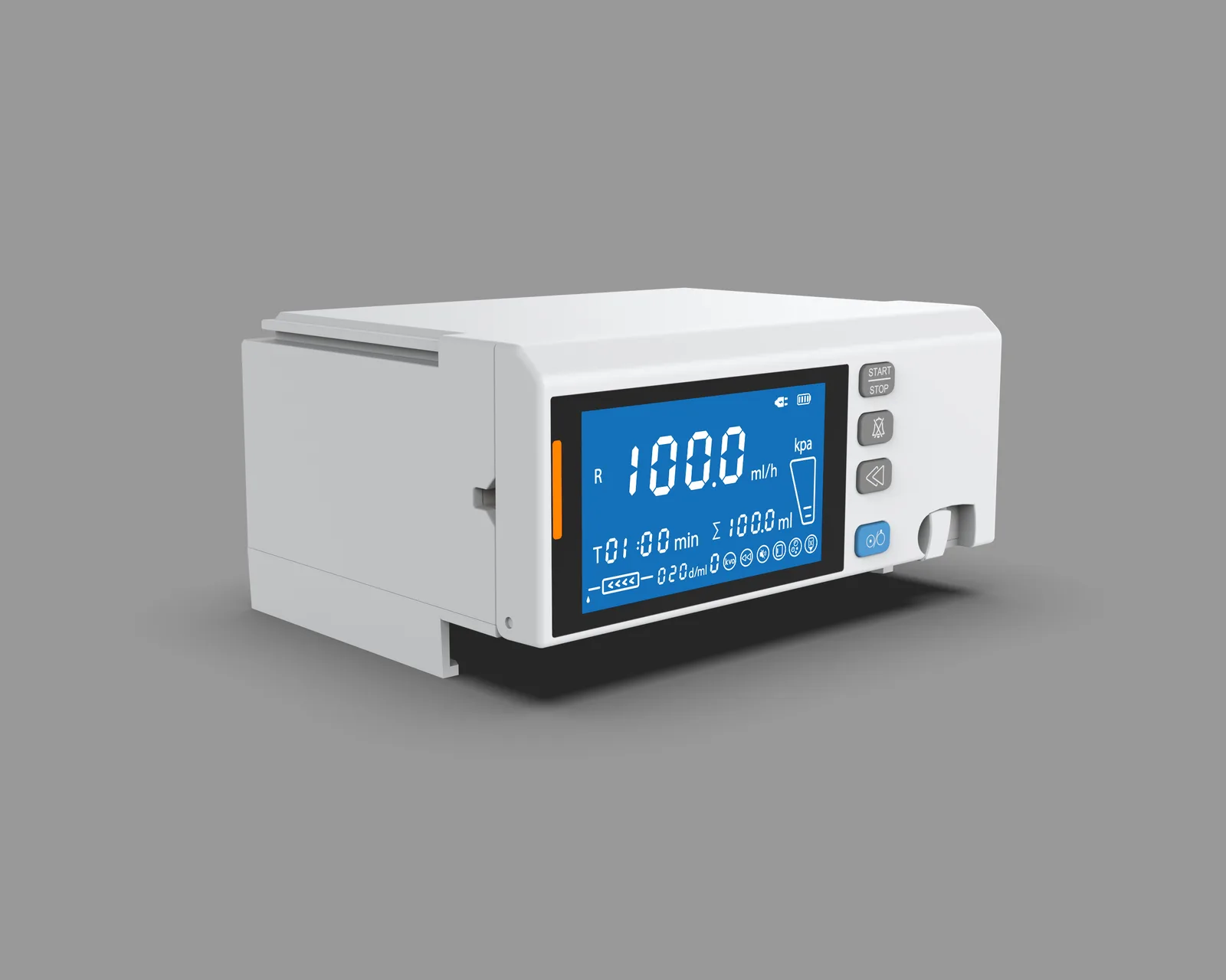 Akicare IP01 infusion and syringe pump - view 3