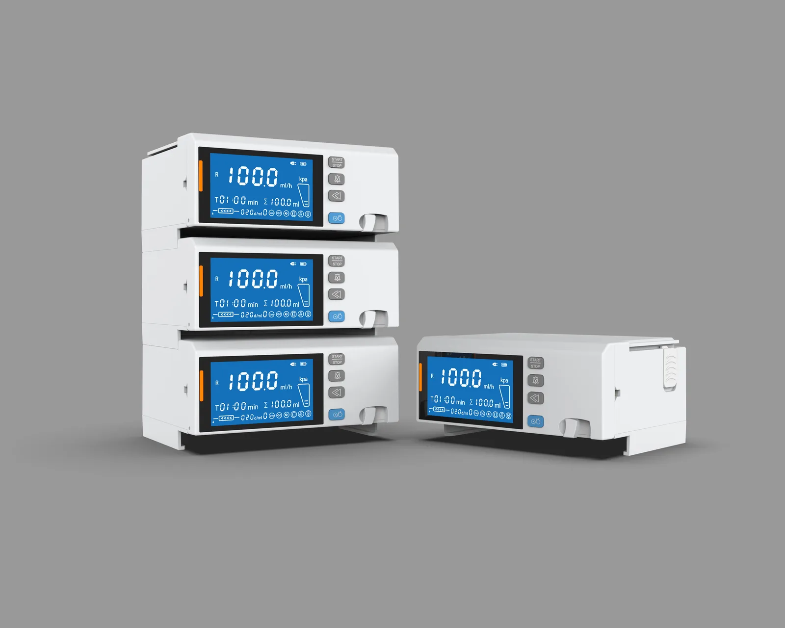 Akicare IP01 infusion and syringe pump - view 4