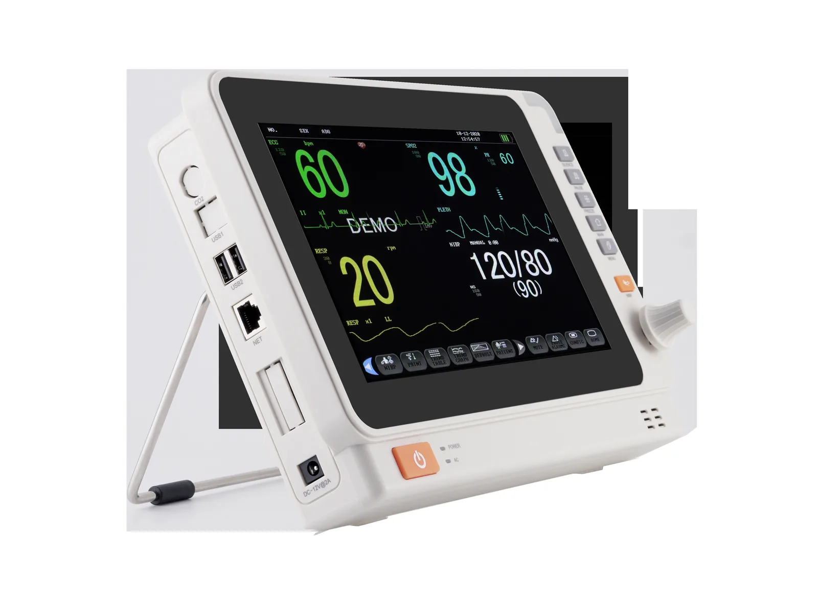 Akicare PM10A multi-parameter patient monitor - view 4