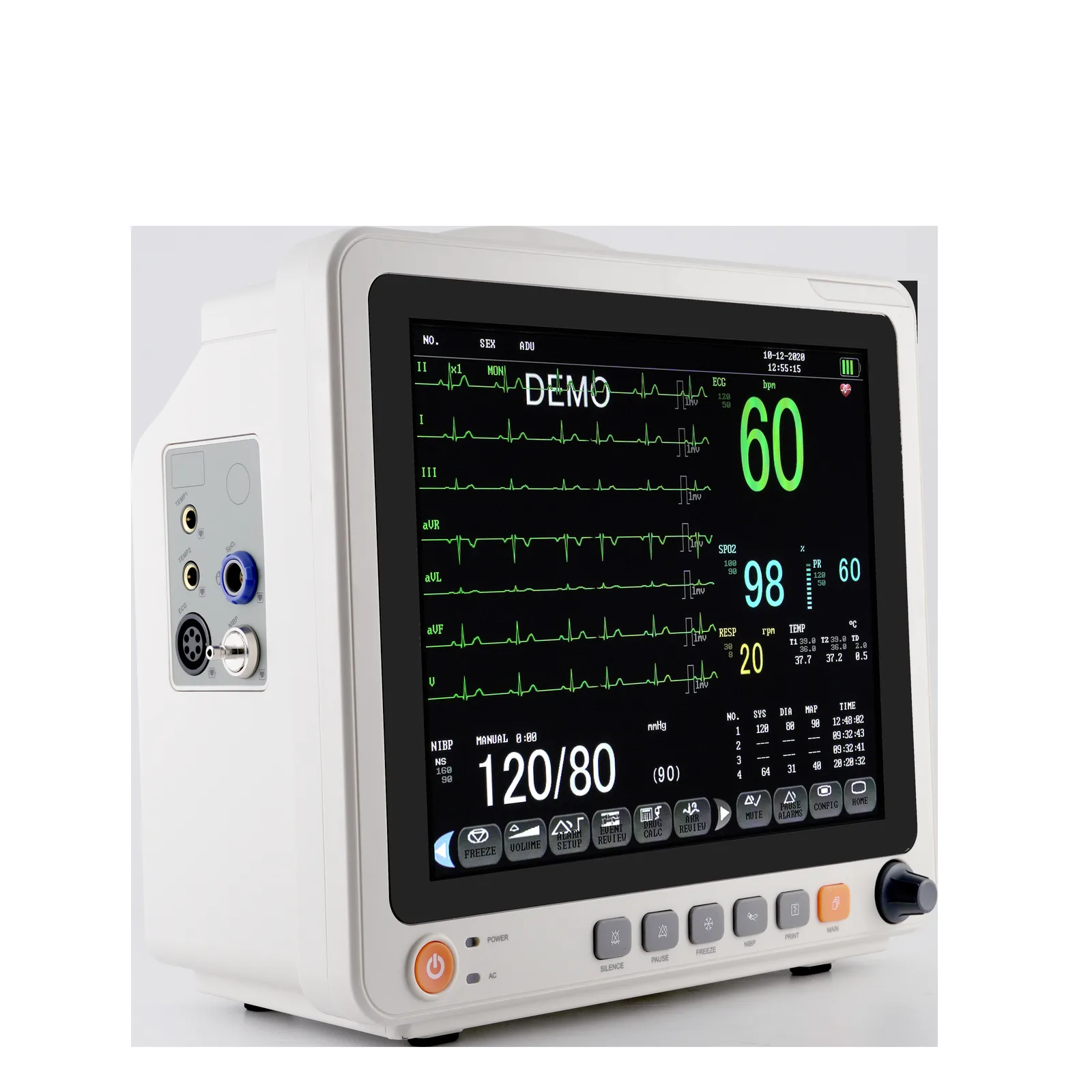 Akicare PM12B multi-parameter patient monitor - view 6