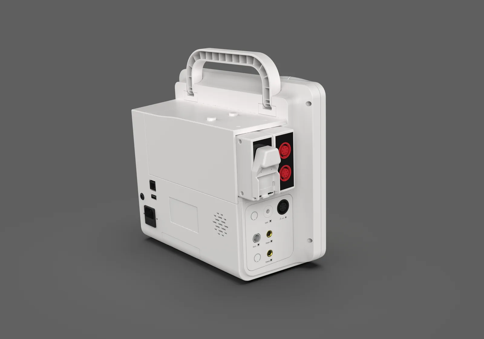 Akicare PM12H multi-parameter patient monitor - view 3