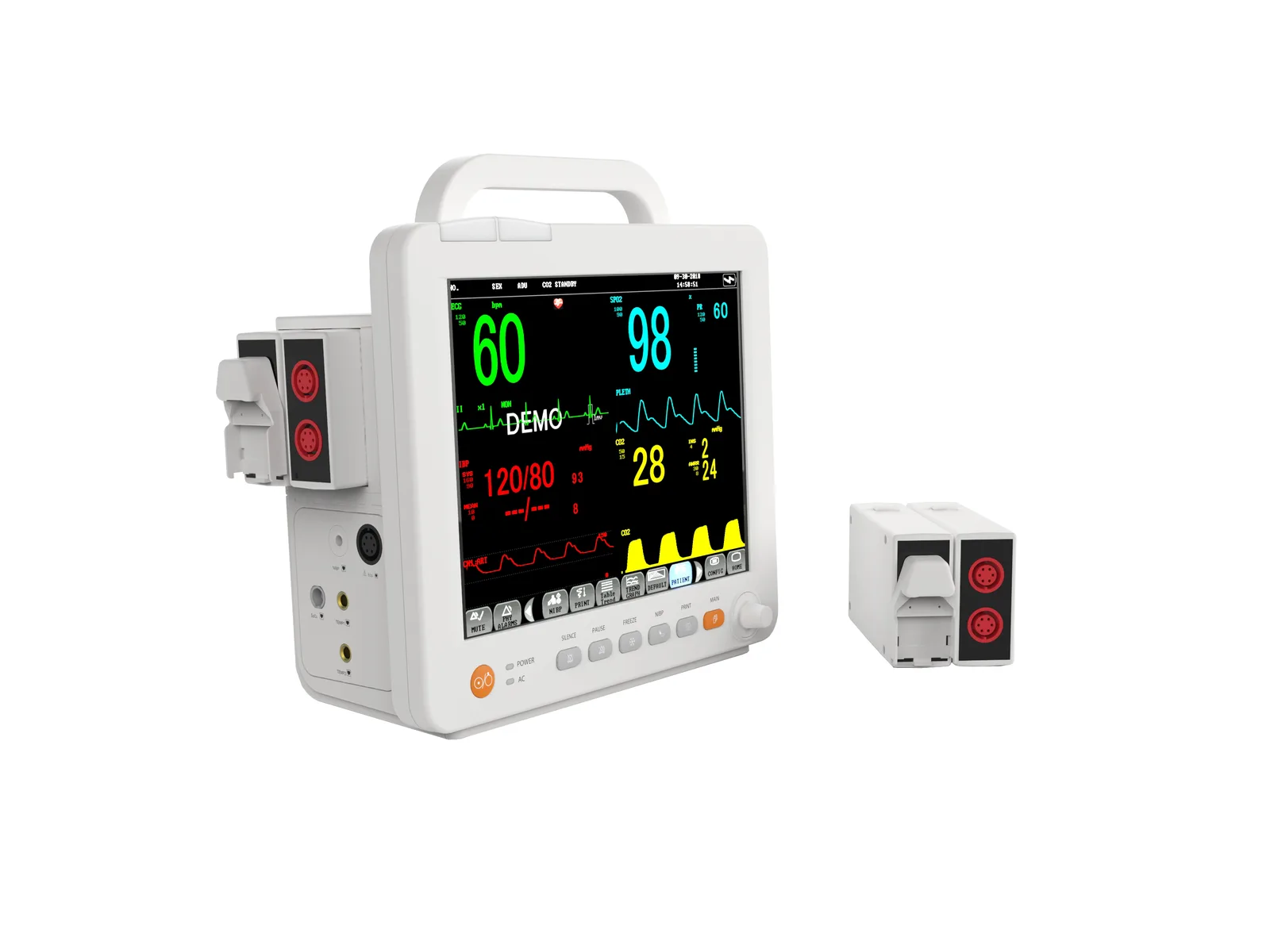 Akicare PM12H multi-parameter patient monitor - view 5