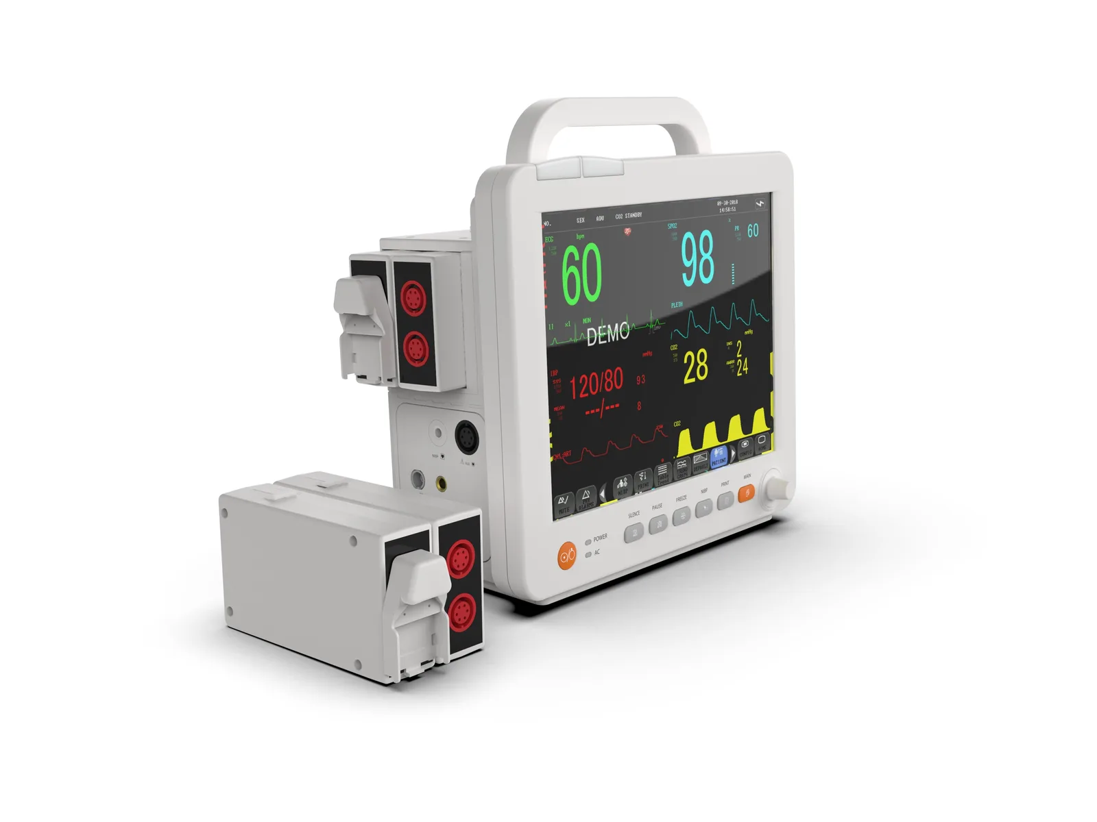 Akicare PM12H multi-parameter patient monitor - view 6
