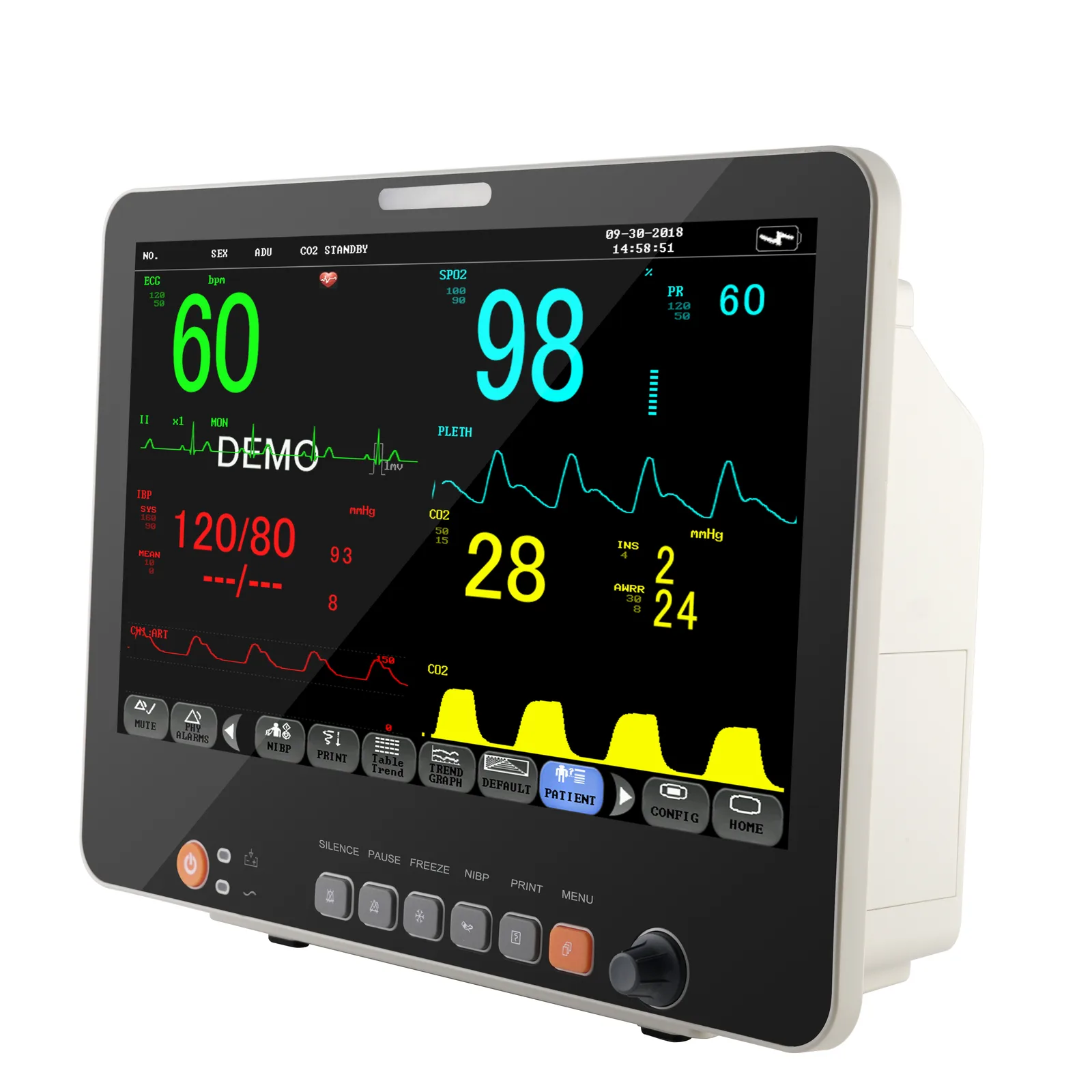 Akicare PM15B multi-parameter patient monitor