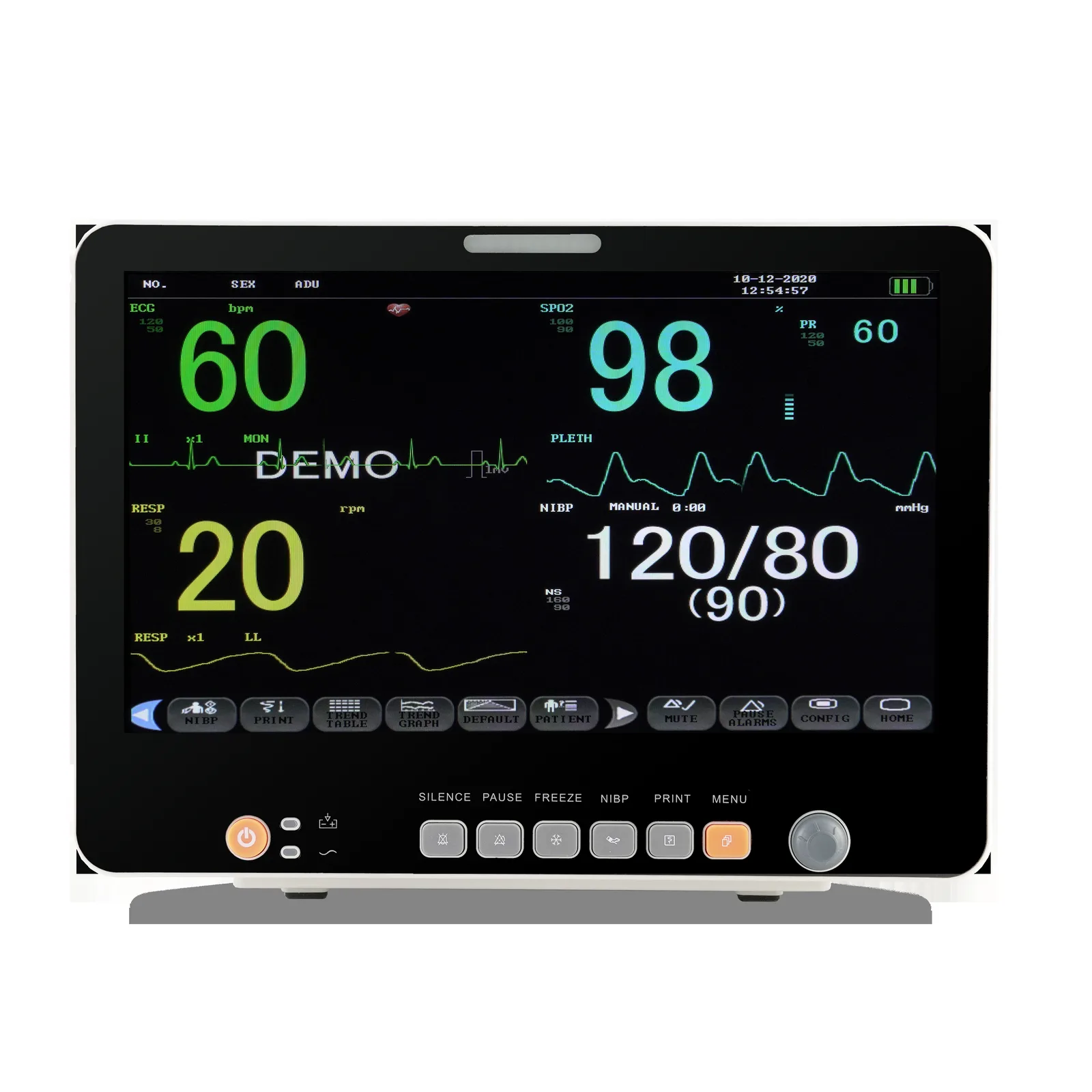 Akicare PM15B multi-parameter patient monitor - view 6